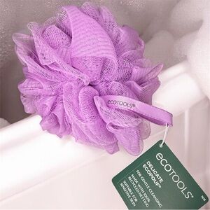 6 Pack The EcoTools Body Delicate EcoPouf® Bath Loofah in Lilac Purple 6 Pack